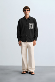 OLIVIA BLACK DYED CO-ORD MEN