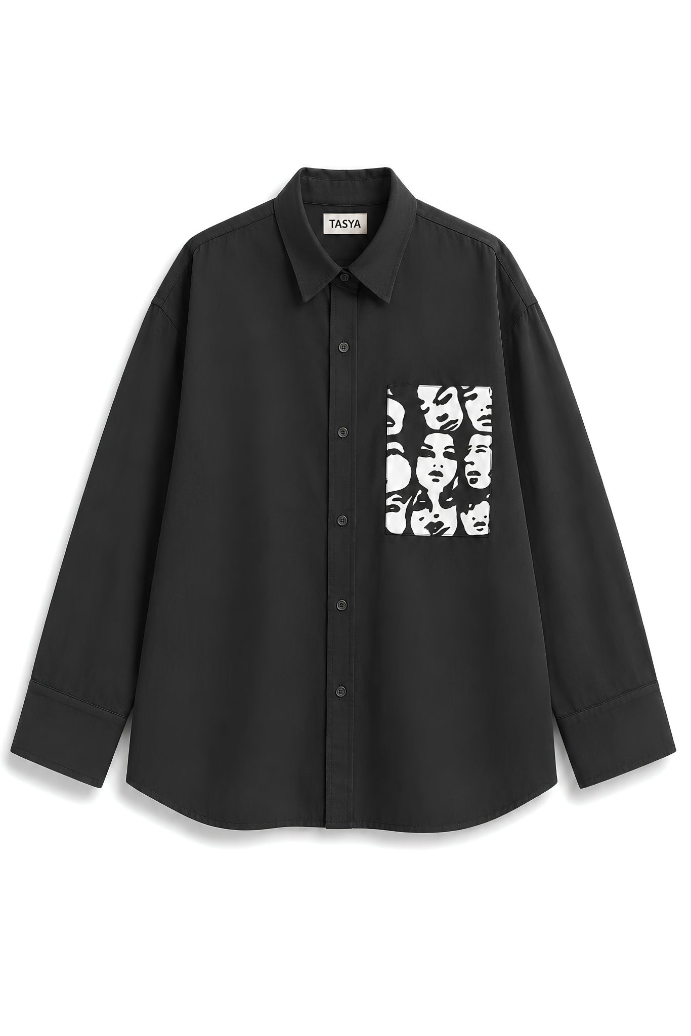 WINONA BLACK DYED SHIRT MEN