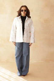 LUXE GEOMETRIC STATEMENT SHACKET