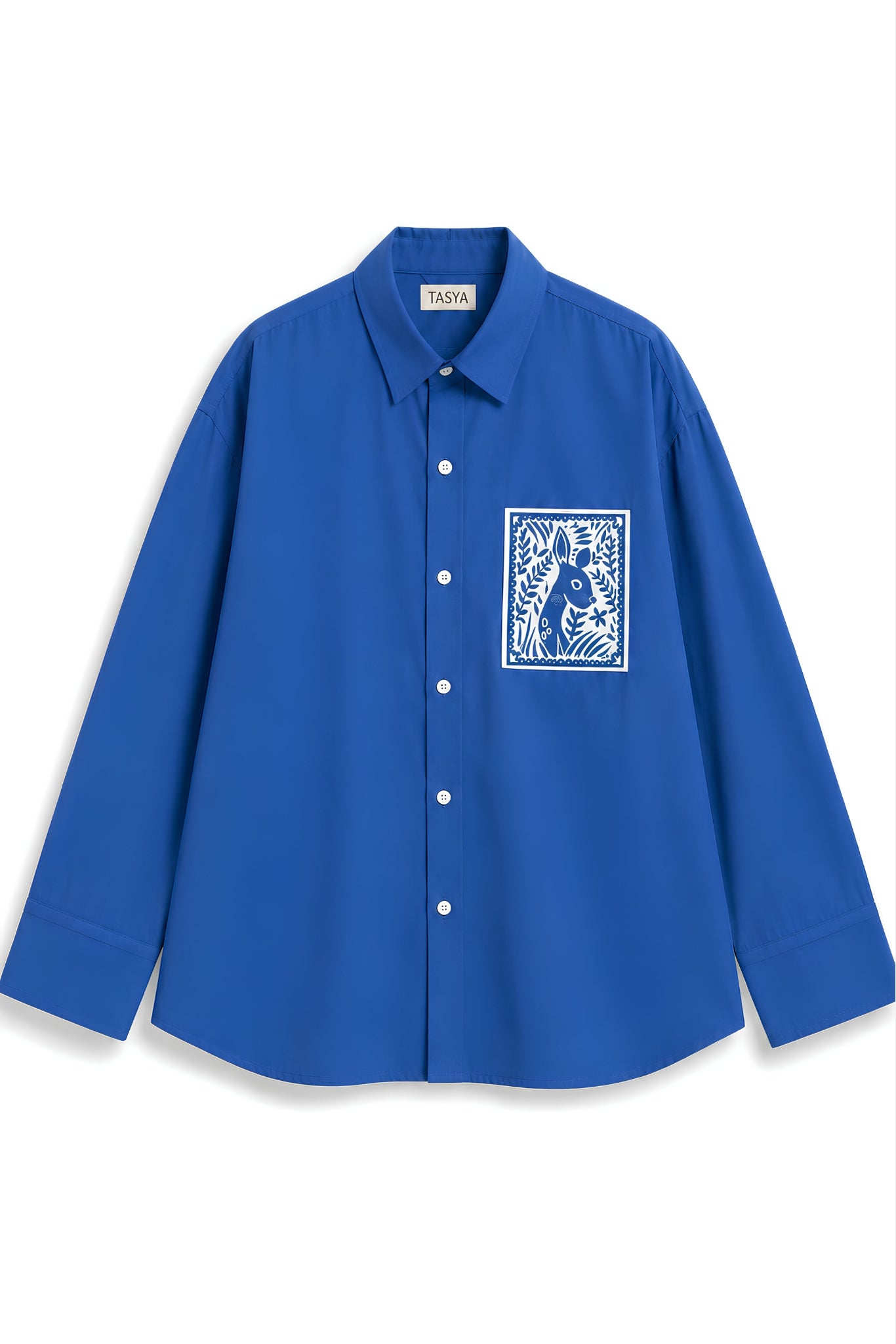 OLIVIA BLUE DYED SHIRT MEN