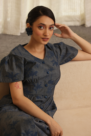 Denim Muse Midi Dress