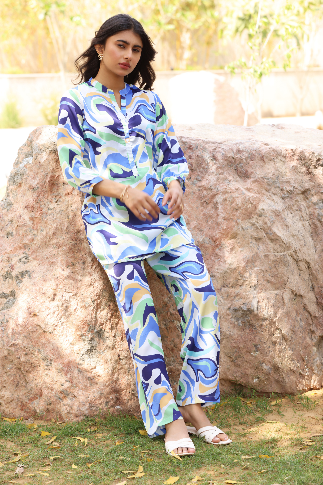 Abstract Print Co-ord Set