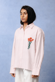 LENA LIGHT PINK SHIRT WOMEN