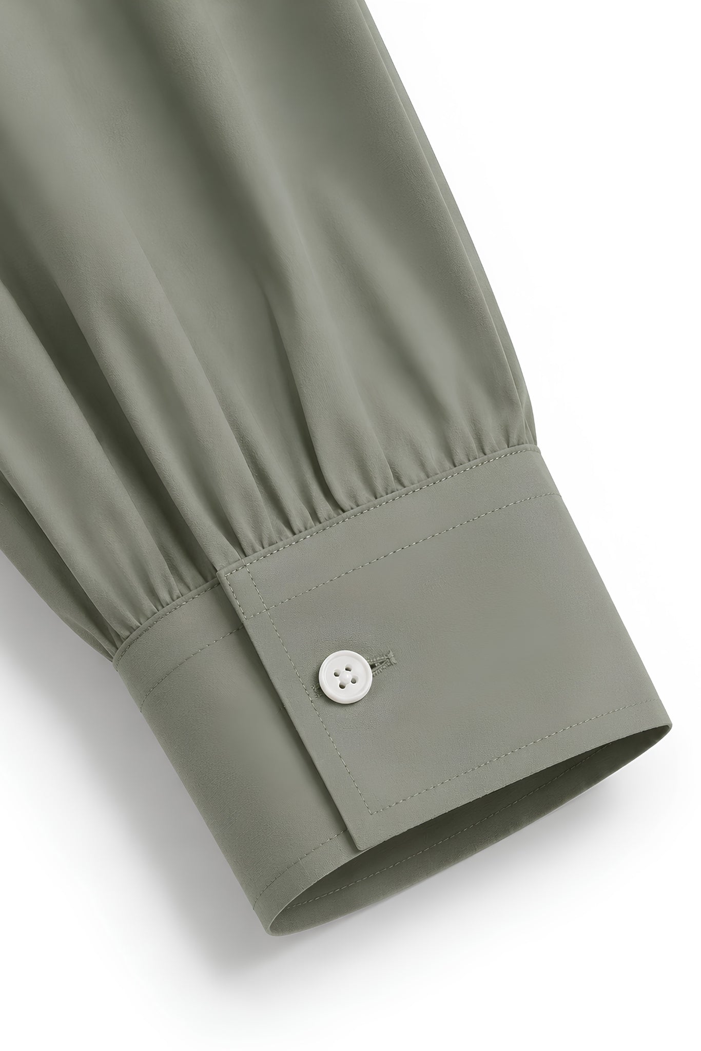 OLIVIA OLIVE GREEN DYED SHIRT MEN