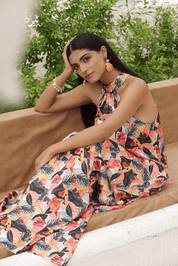 Rosalia Halter Neck Maxi Dress
