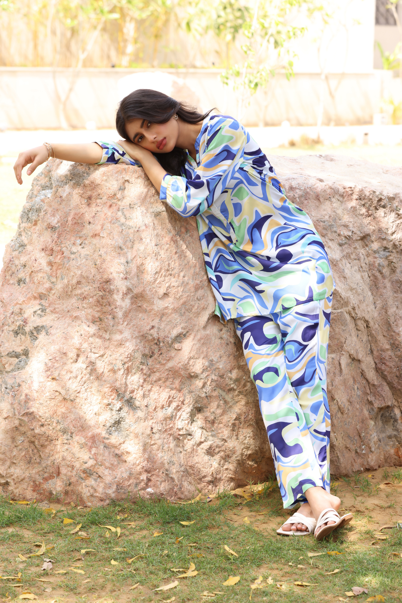 Abstract Print Co-ord Set