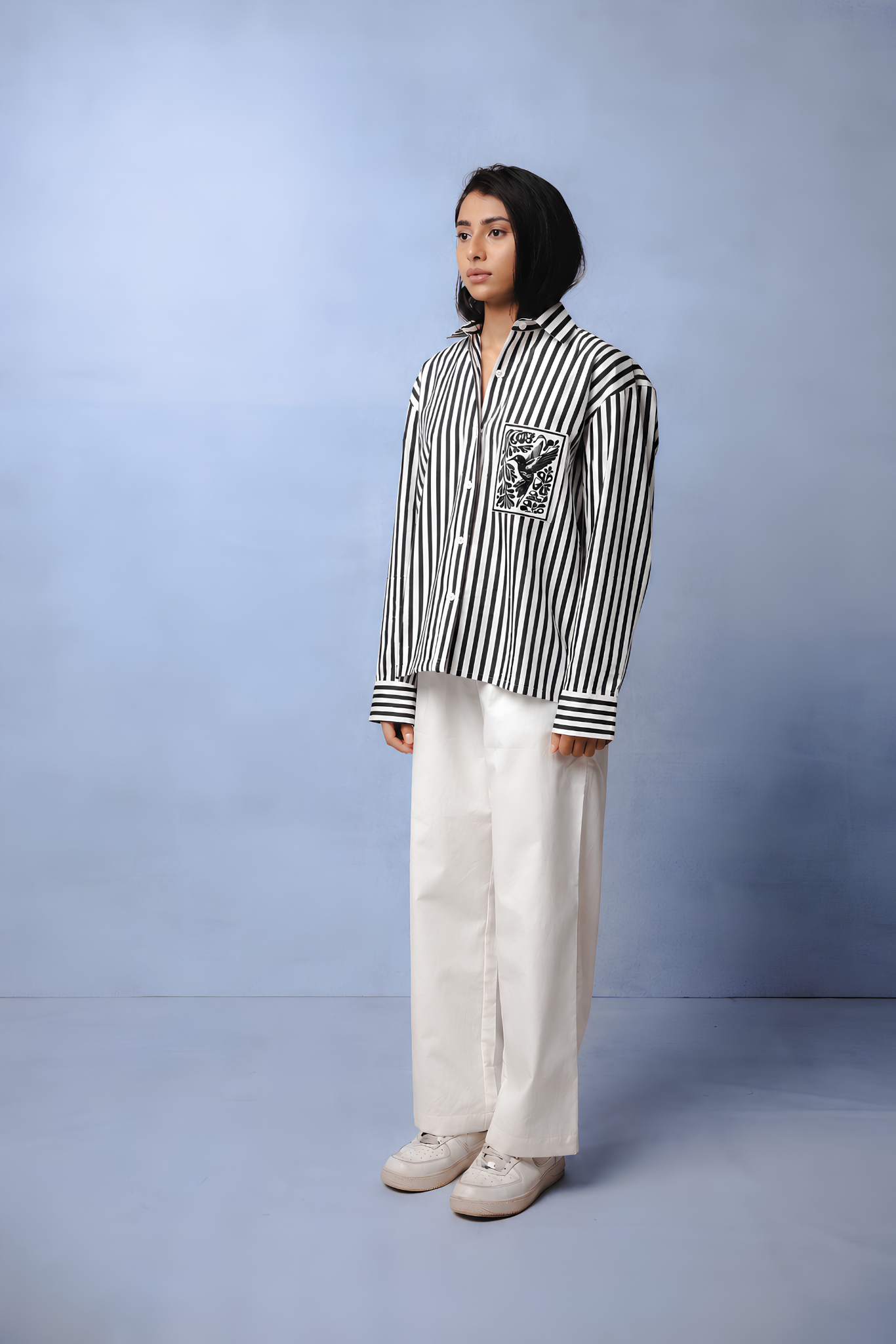 KIN BLACK STRIPE CO-ORD WOMEN