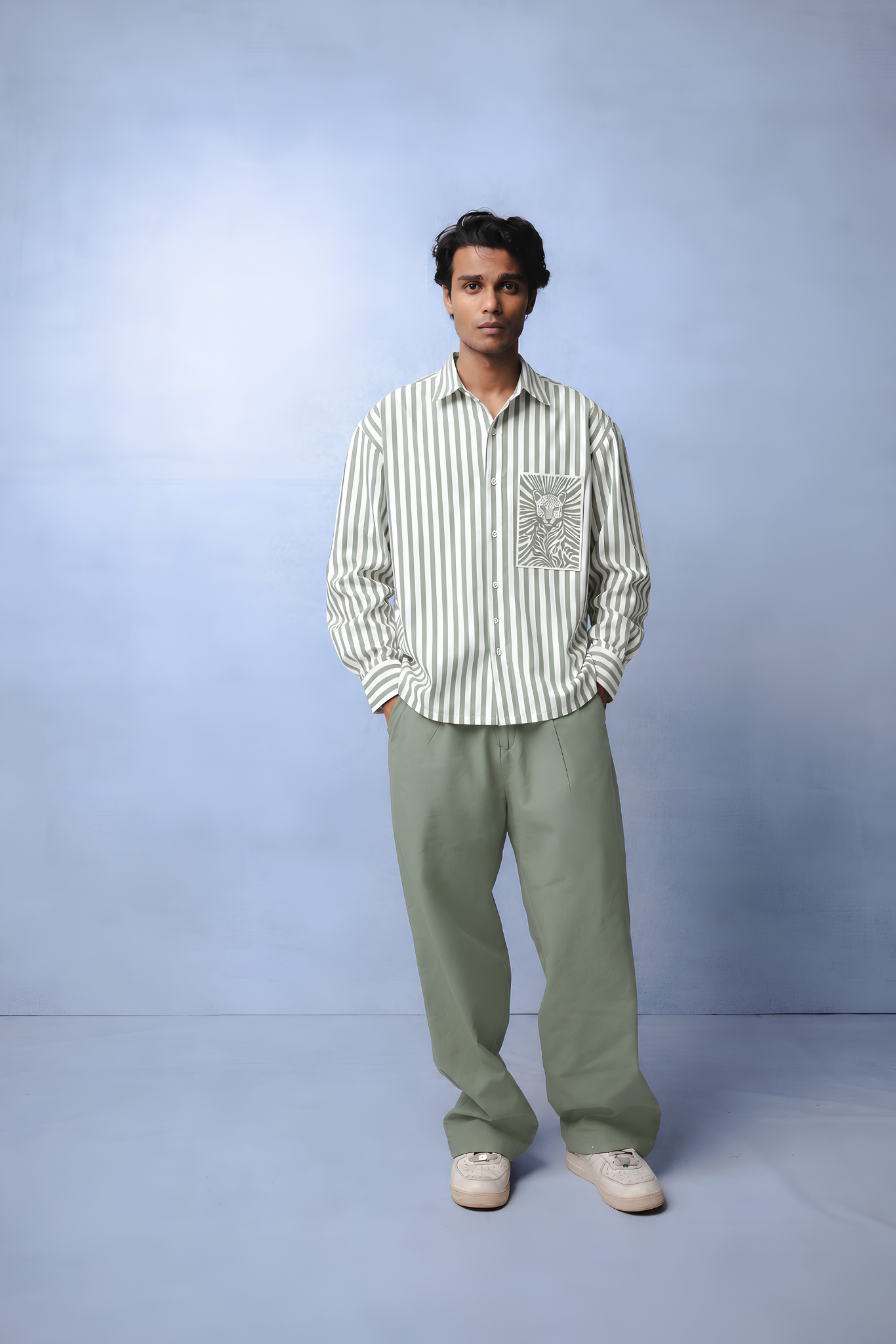 MADRID OLIVE GREEN CO-ORD MEN
