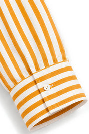 HORIZON STRIPE ORANGE SHIRT MEN