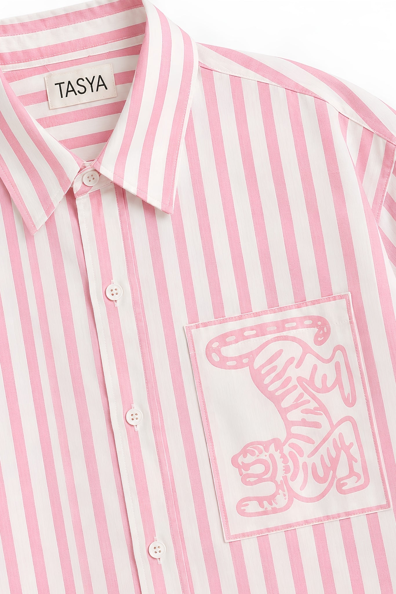 HORIZON STRIPE PINK SHIRT MEN