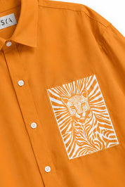 MARGO ORANGE DYED SHIRT MEN