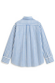 TIFFANY BLUE STRIPE SHIRT WOMEN