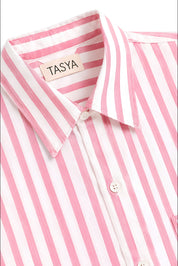 TIFFANY PINK STRIPE SHIRT WOMEN