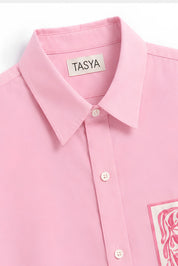 KIN PINK DYED SHIRT MEN