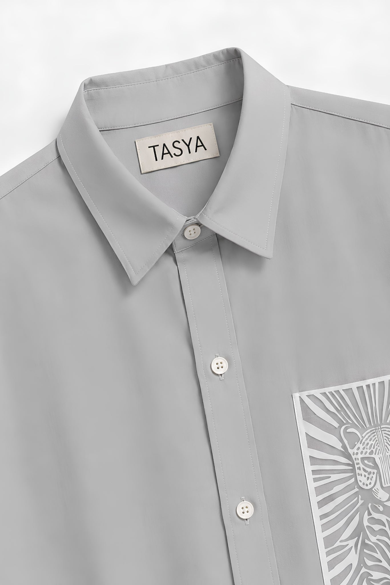 MARGO GREY DYED SHIRT MEN