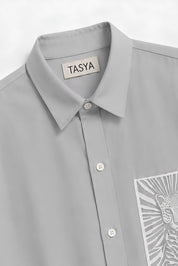 MARGO GREY DYED SHIRT MEN