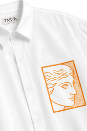 TIFFANY ORANGE SHIRT MEN