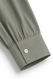 MARGO OLIVE GREEN DYED SHIRT MEN