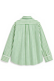 OLIVIA GREEN STRIPE SHIRT MEN