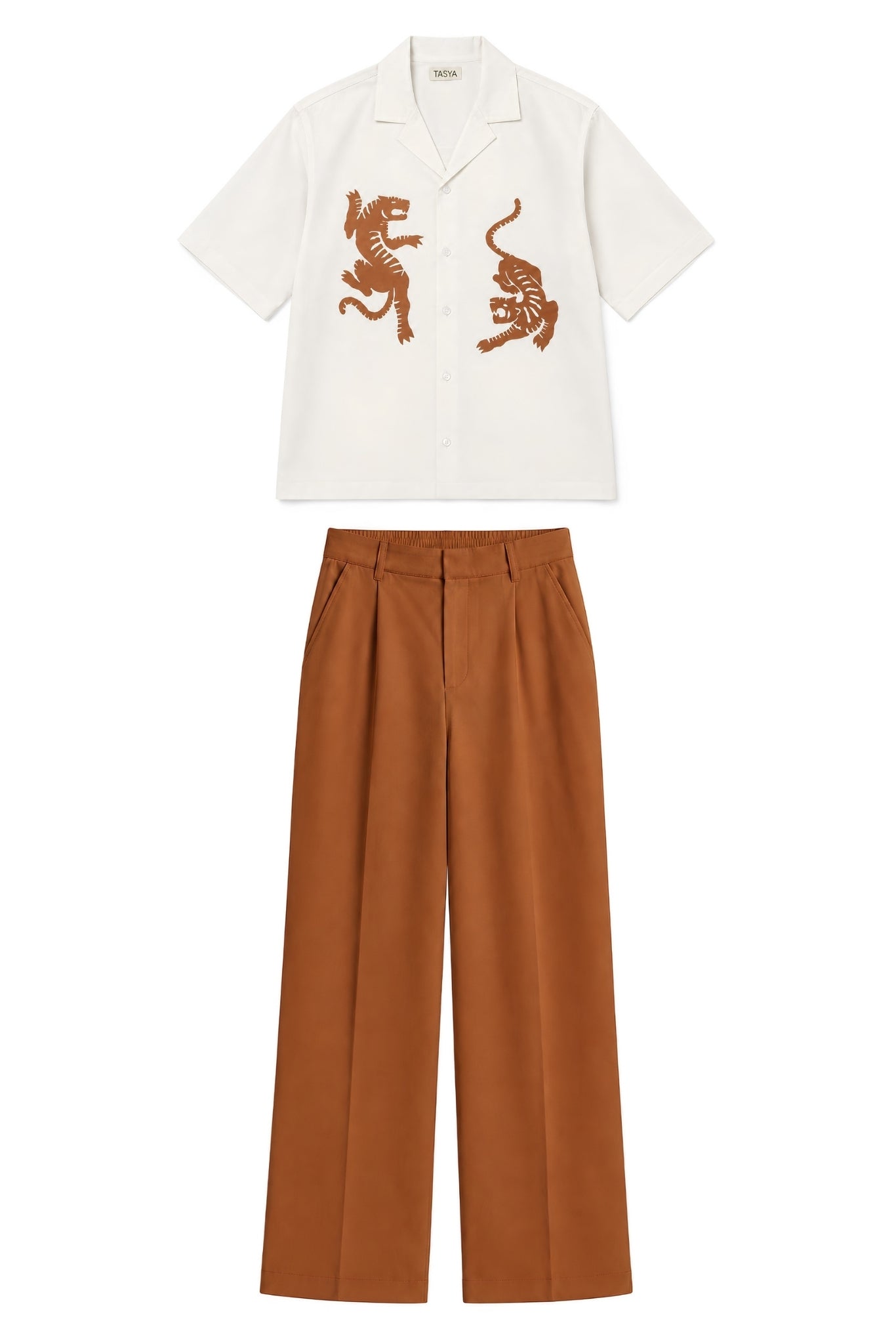 TWIN GUARDIAN BROWN CO-ORD