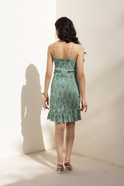 Silvia Mini Dress - Green