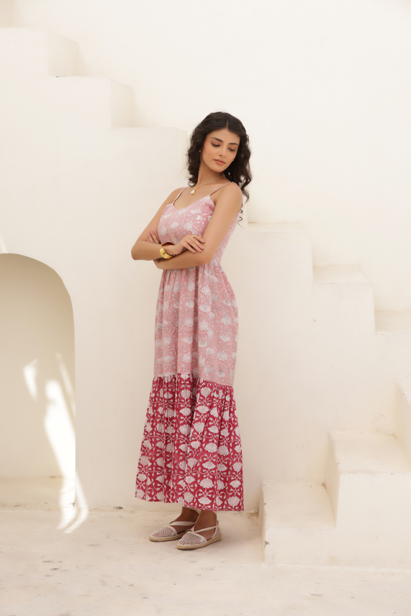 Aricia Strappy Midi Dress