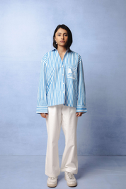 HORIZON STRIPE BLUE CO-ORD