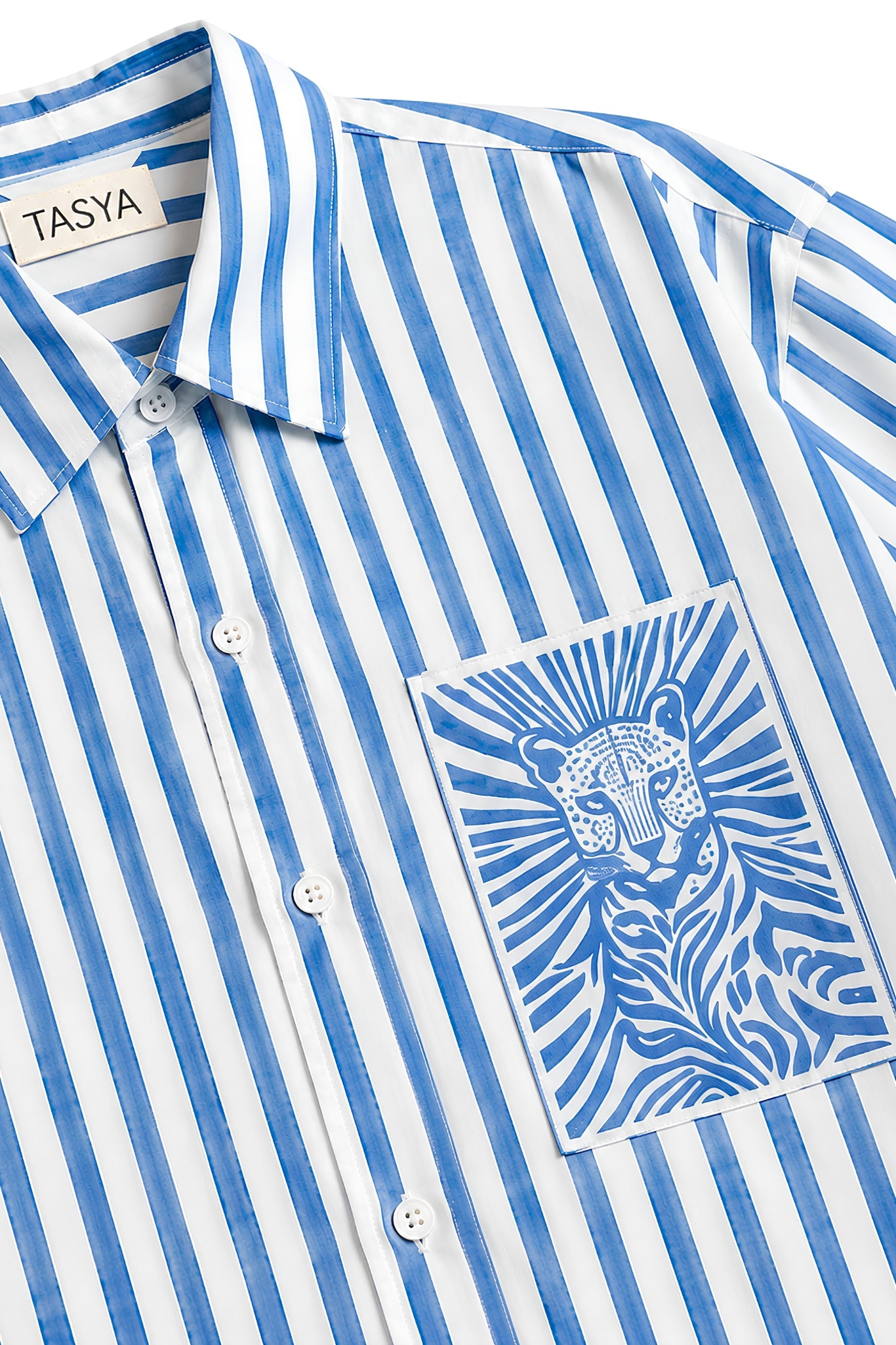 MARGO BLUE STRIPE SHIRT MEN