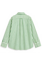 TIFFANY GREEN STRIPE SHIRT MEN