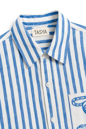 HORIZON STRIPE BLUE SHIRT