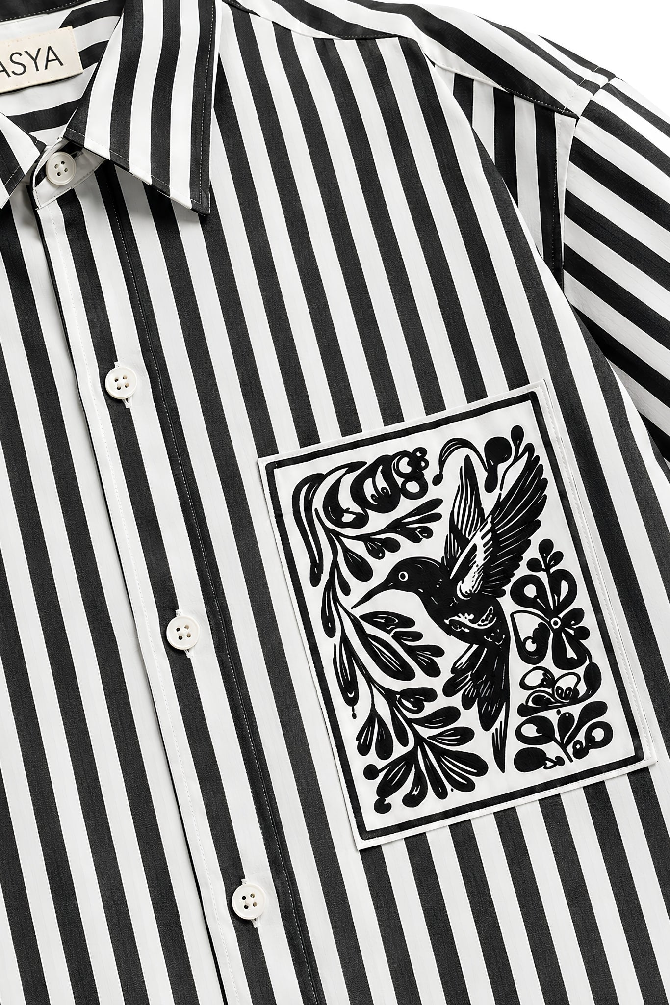 KIN BLACK STRIPE SHIRT MEN