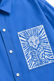 MARGO BLUE DYED SHIRT MEN