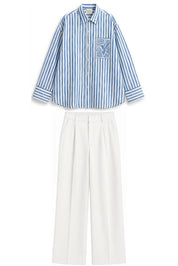KIN BLUE STRIPE CO-ORD MEN
