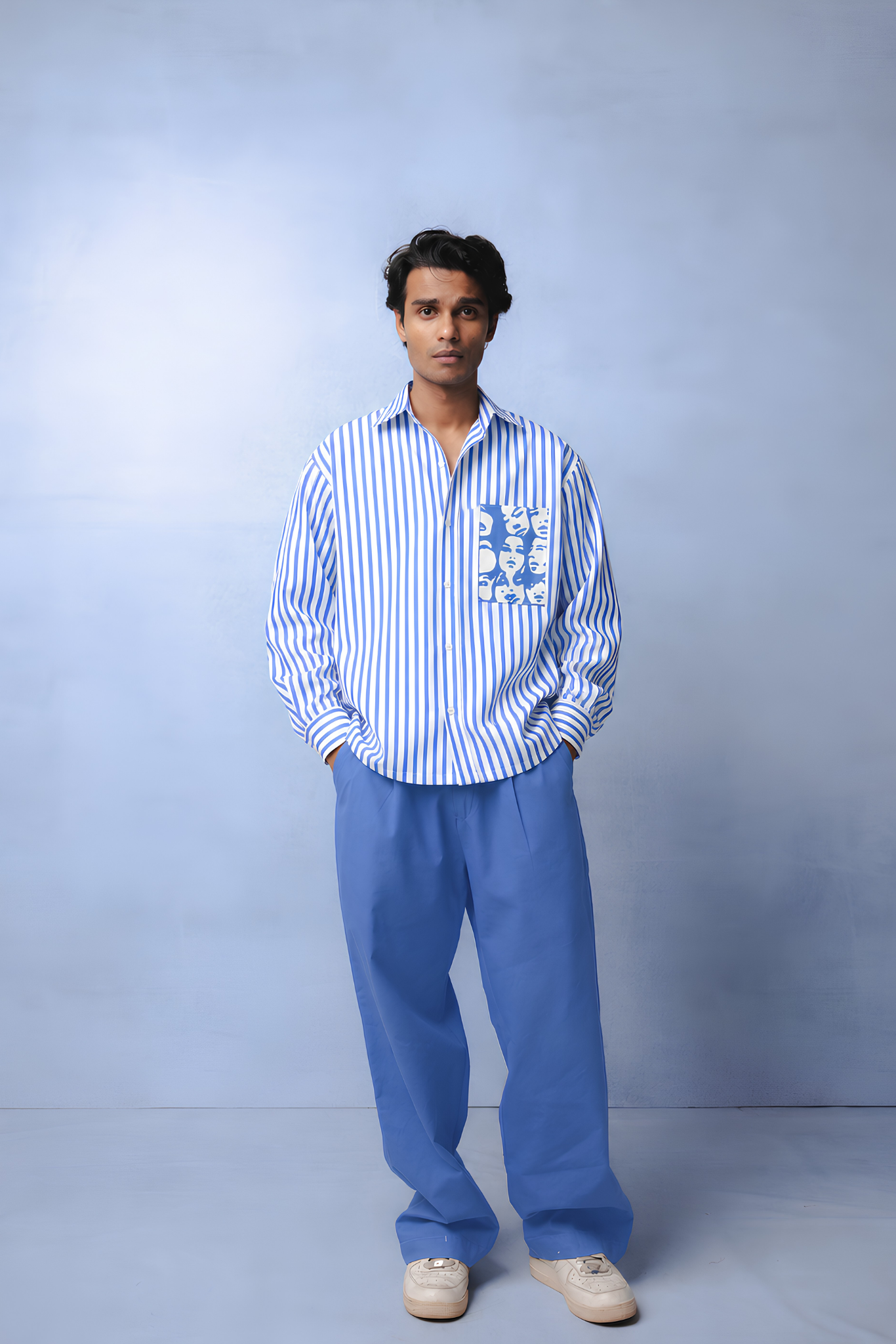 MELLROSE BLUE CO-ORD MEN