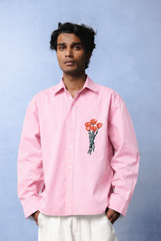 LENA DARK PINK SHIRT MEN