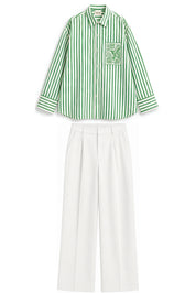 KIN GREEN STRIPE CO-ORD MEN