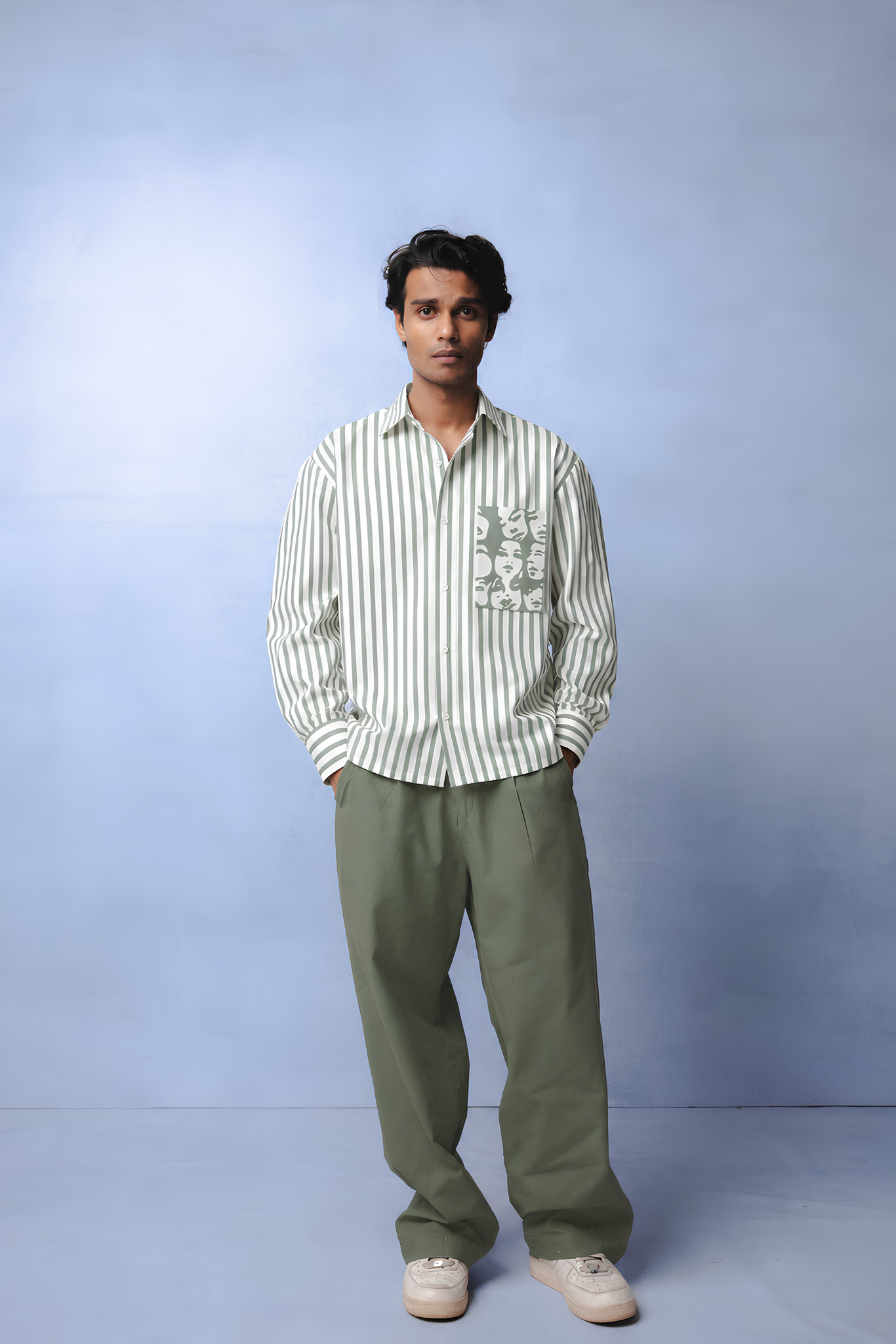 MELLROSE OLIVE GREEN CO-ORD MEN