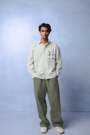 MELLROSE OLIVE GREEN CO-ORD MEN