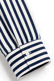 HORIZON STRIPE NAVY BLUE SHIRT WOMEN