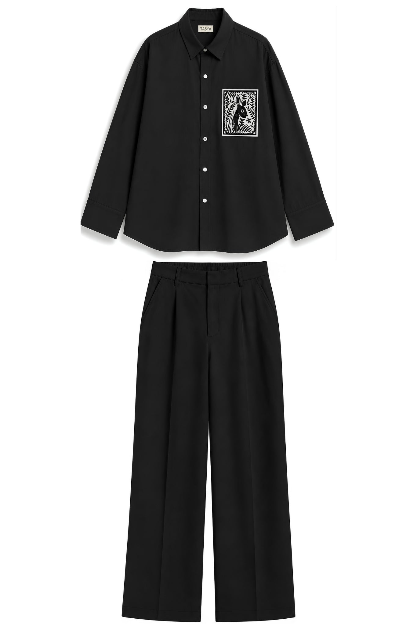 VALENTINE BLACK CO-ORD MEN