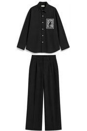 VALENTINE BLACK CO-ORD MEN