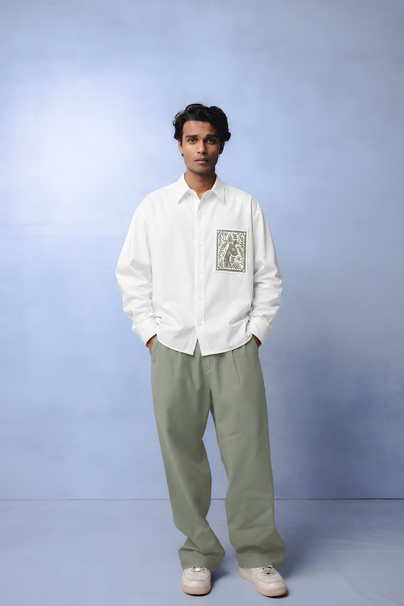 OLIVIA OLIVE GREEN CO-ORD MEN