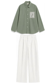 OLIVIA OLIVE GREEN DYED CO-ORD MEN