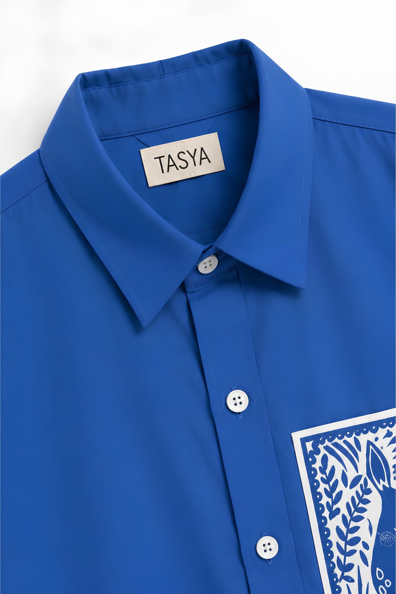 OLIVIA BLUE DYED SHIRT MEN