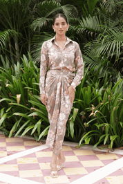 Raphael Drape Skirt Co-ord Set