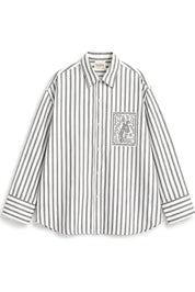 OLIVIA GREY STRIPE SHIRT MEN
