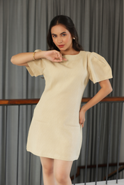 VENI MINI DRESS - BEIGE
