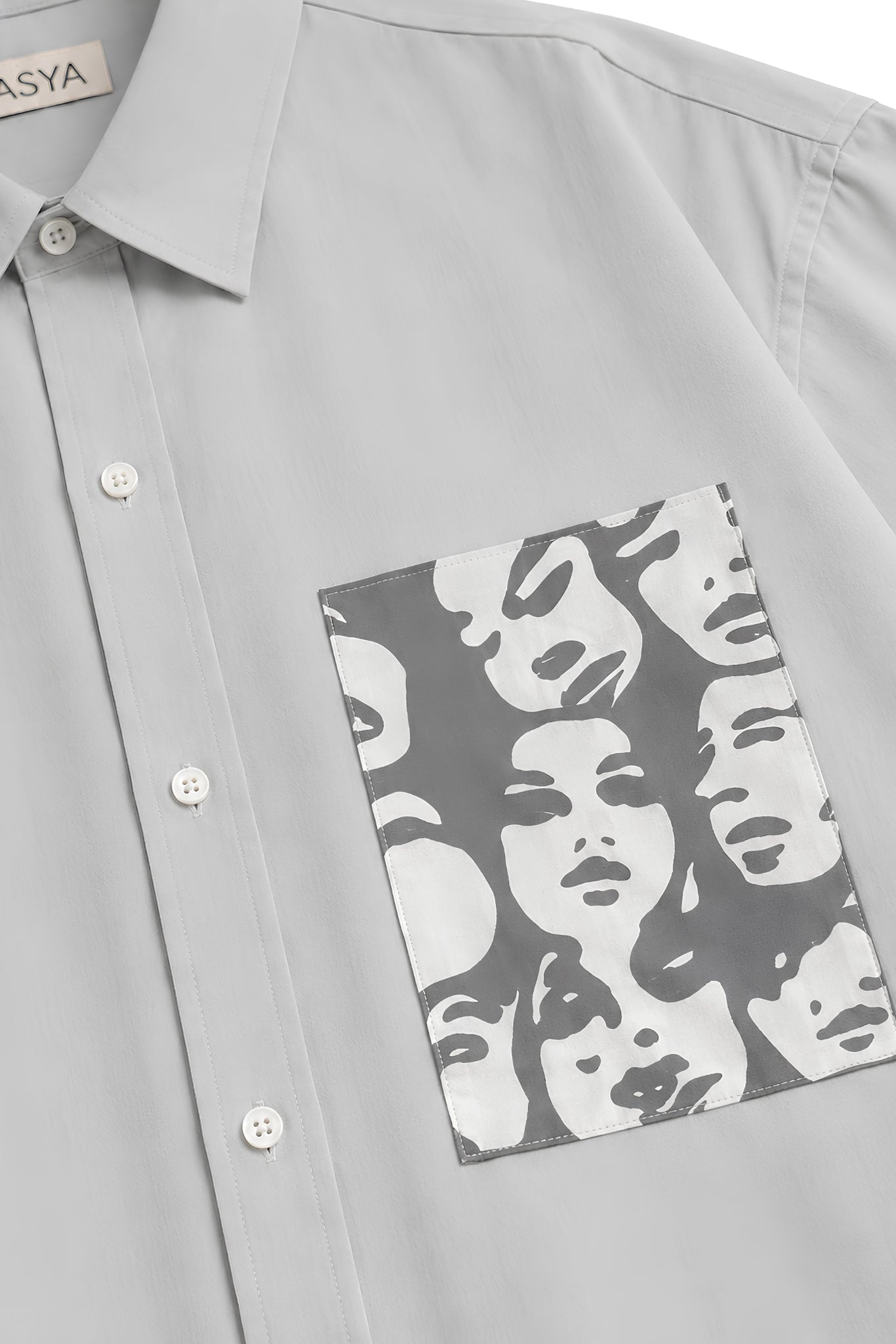 WINONA GREY DYED SHIRT MEN