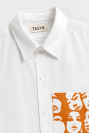 WINONA ORANGE SHIRT WOMEN