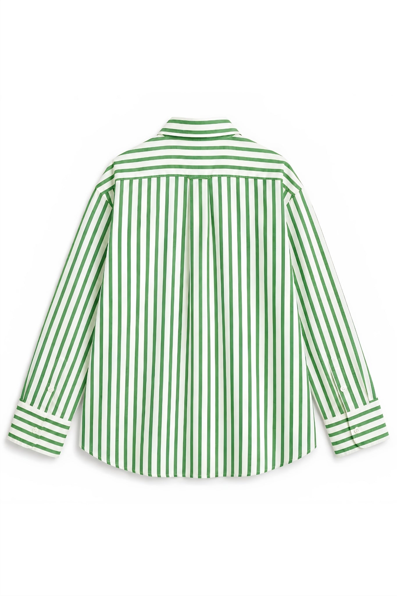 KIN GREEN STRIPE SHIRT MEN